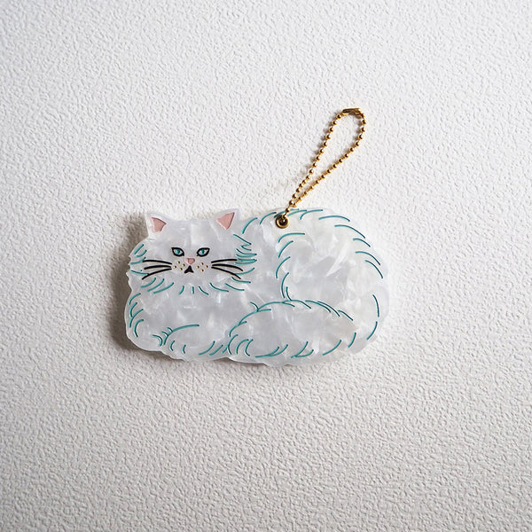 JOliJOli FTダイカットチャームミラー /FLUFFY CAT 04